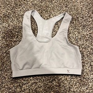 M White Sports Bra